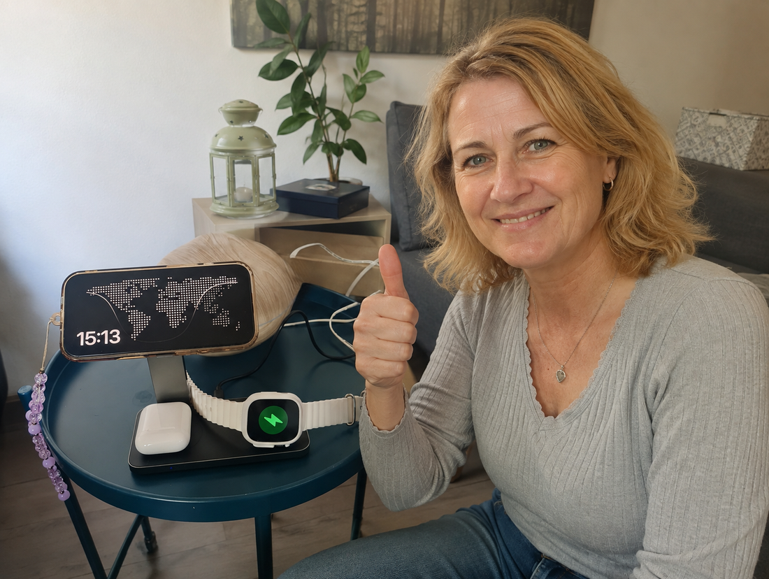 Mandy loves EXW charger, 'Thumb up'